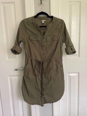 L.L. Bean Comfort Tencel Drawstring Utility Dress
